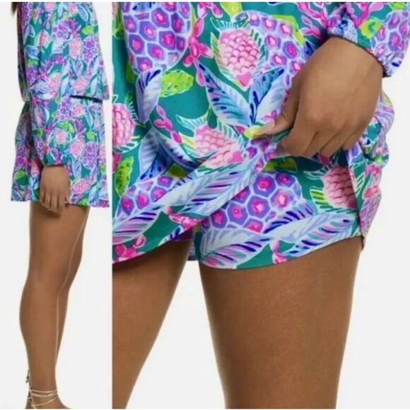 Lilly Pulitzer Lana Skort Romper - Off Shoulder, Size XS (NWOT) - Picture 3 of 10
